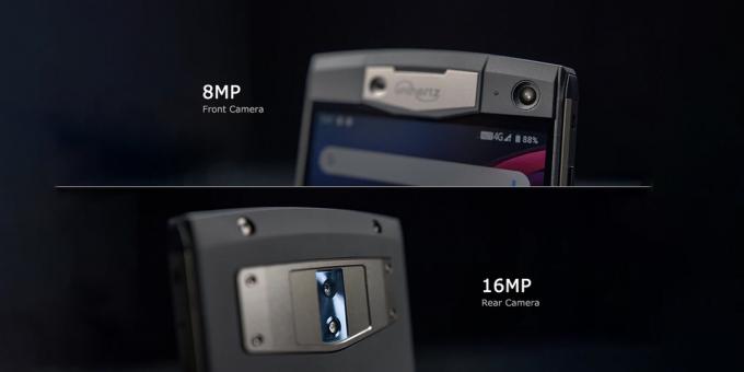 Kamera trvající smartphone Unihertz Titan