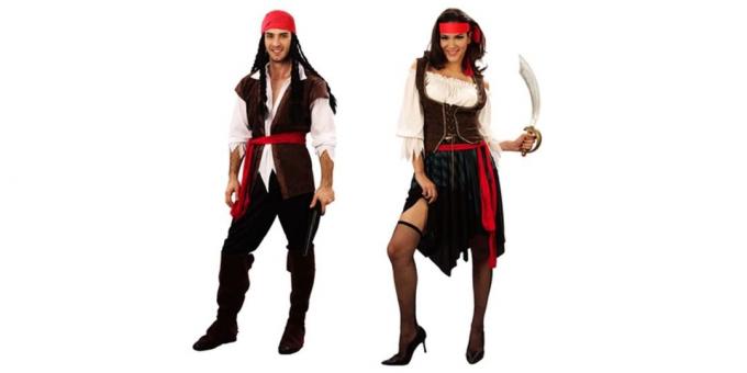 Vánoční kostýmy pro dospělé: pirátských