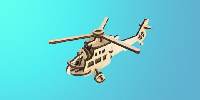 Prefabrikovaný model vrtulníku