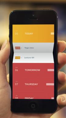 Peek Kalendář - jednoduchý kalendář pro iOS s velmi zajímavých funkcí