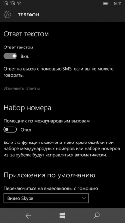 Lumia 950 XL: nastavení telefonu