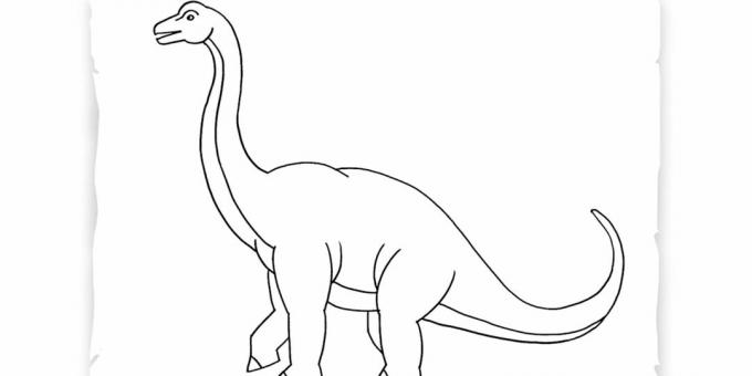 Jak nakreslit brachiosaura
