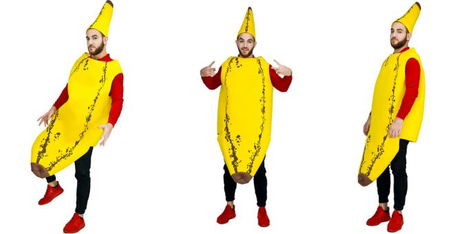 Kostýmy pro Halloween: banán
