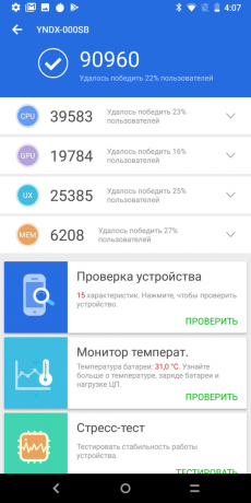 Yandex. Telefon: AnTuTu zkouška