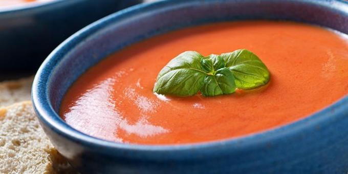 Recepty krém polévky: rajče krém