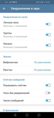 Změny Telegram 5.0 pro Android: Telegram-chat