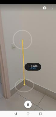 Google Measure - aplikace pro měření objektů prostřednictvím chytrého telefonu fotoaparát
