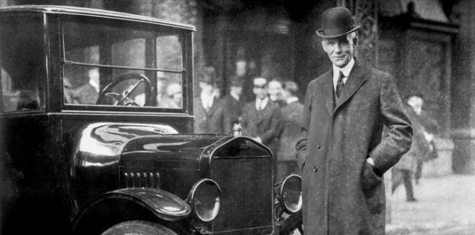 začínající podnikatel Henry Ford