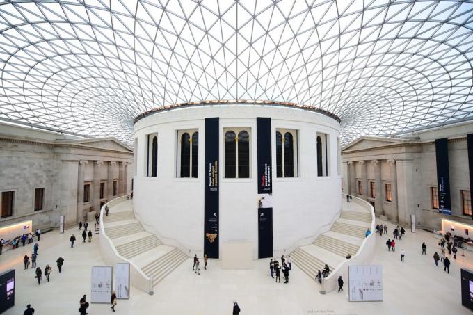 Evropská architektura: Velký dvůr v Britském muzeu