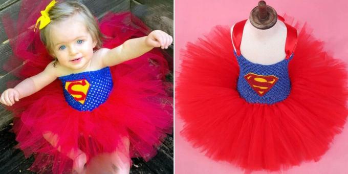 Nový rok kostýmy pro děti: Supergirl