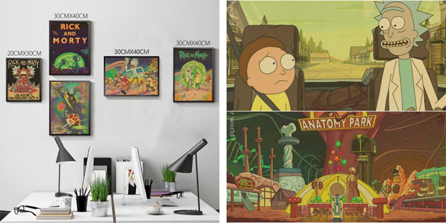 Plakát „Rick a Morty“