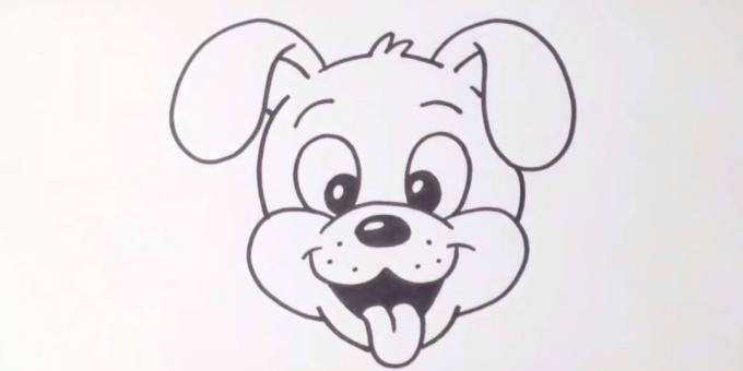 Jak kreslit karikatury psí čenich