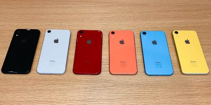Přehled iPhone XR: změna barvy