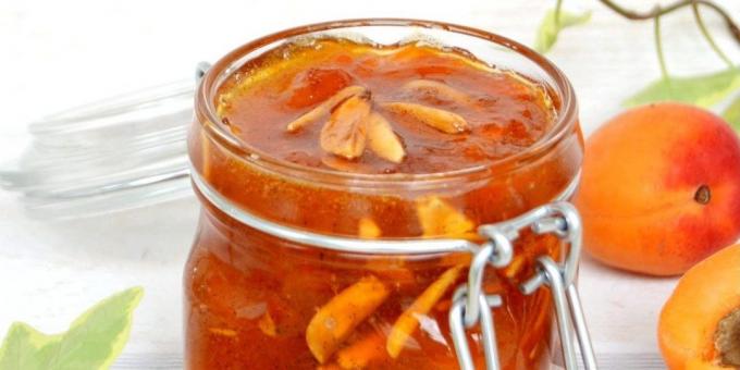 Recept na meruňkový džem s mandlemi