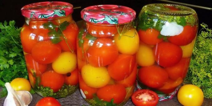 Recepty: Marinované rajčata s bylinkami