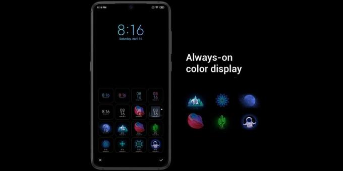 Nabízí Xiaomi Mi 9: Always On Display