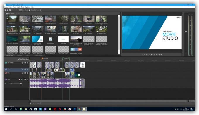 Program pro editaci videa: VEGAS Movie Studio