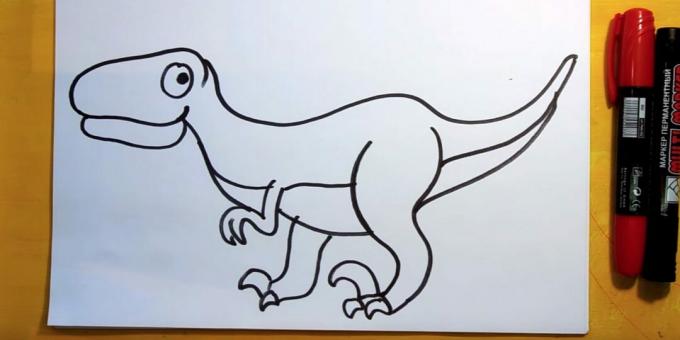 Jak nakreslit Velociraptor