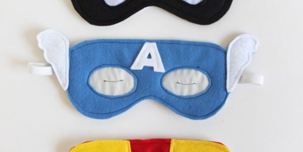 Jak vyrobit dárky dne 23. února vlastníma rukama: superhrdina masku na spaní