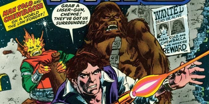 George Lucas: zahájil sérii Marvel komiksu, a trh vstoupila literární scénář před vydáním filmu, převzato z knihy