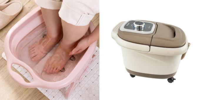 Babička dárek k narozeninám: koupel nohou s vodní masážní funkcí