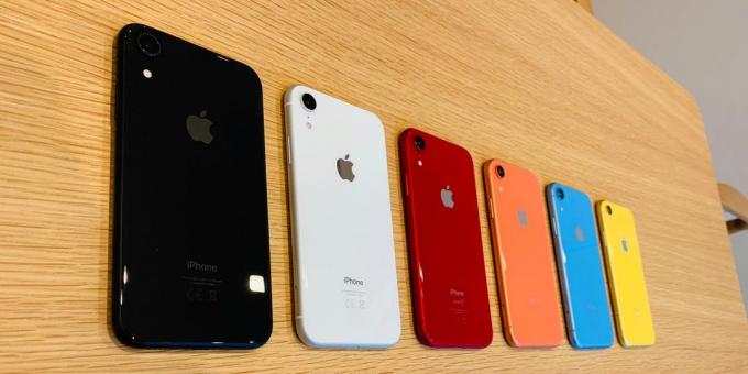 Přehled iPhone XR: barva