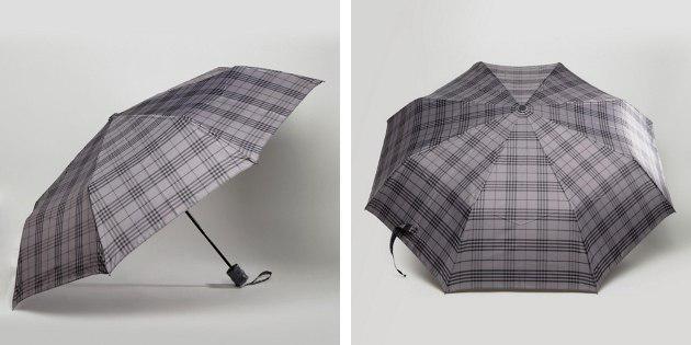 kostkovaný deštník