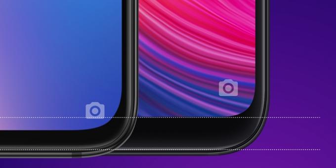 Funkce Xiaomi Mi 9: spodní rám se snížil o 40%