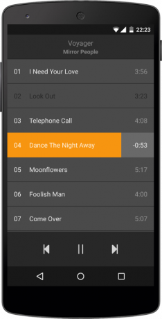 Směsi pro Android - kompletní minimalistický hudební přehrávač