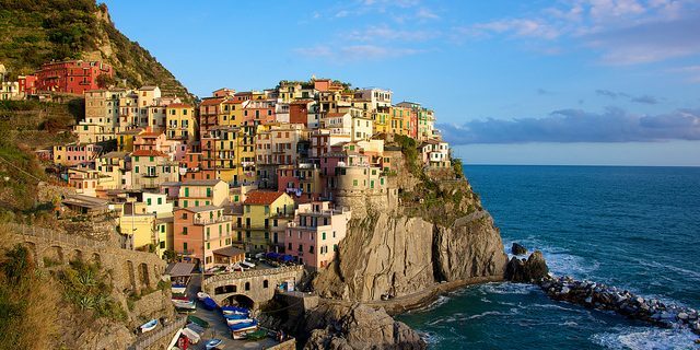 města Itálie: Cinque Terre