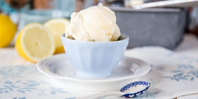 Jak udělat citronovou zmrzlinu