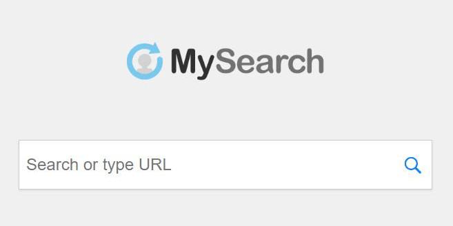 virus v prohlížeči: MySearch