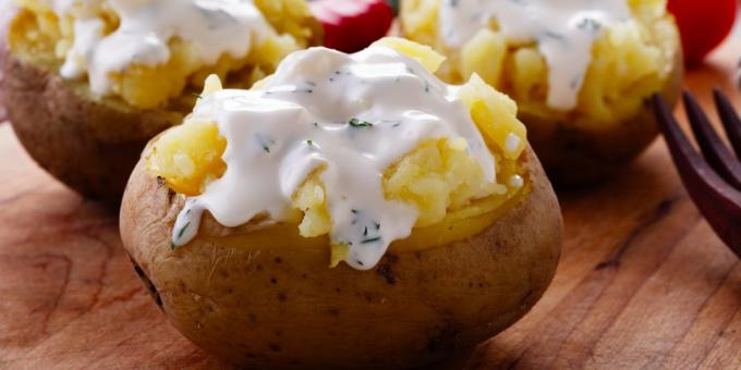 Nejlepší recepty jídel: 13 způsobů, jak se péct brambory