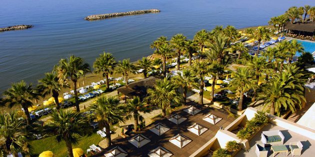 Hotely pro rodiny s dětmi: Hotel Palm Beach 4 * Larnaca, Kypr