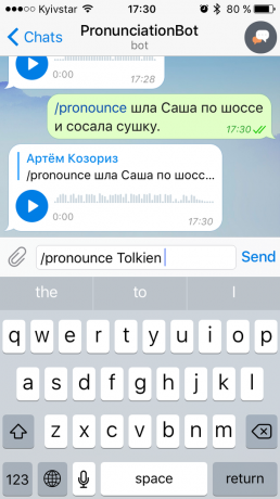 Roboty Telegram: PronunciationBot