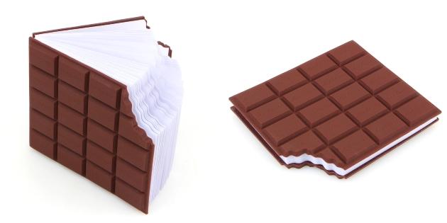 Notebook čokolády