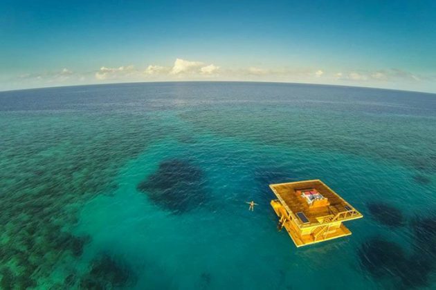 Podvodní hotelový pokoj Manta Resort