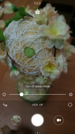 Xiaomi redmi Pro: práce kamery