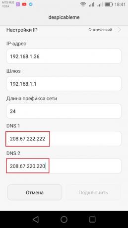 Jak nastavit DNS-server na Androidu