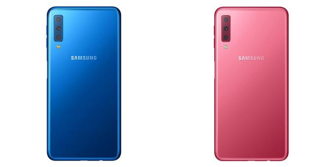 Samsung Galaxy A7: Barvy