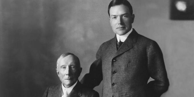 John D. Rockefeller a jeho syn John