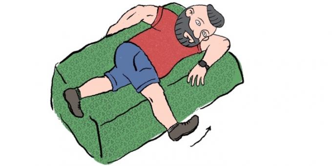 Jak se zbavit bolesti svalů: relaxace pasu ležící