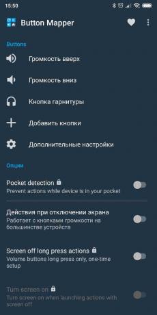 Tlačítko Android: tlačítko Mapper