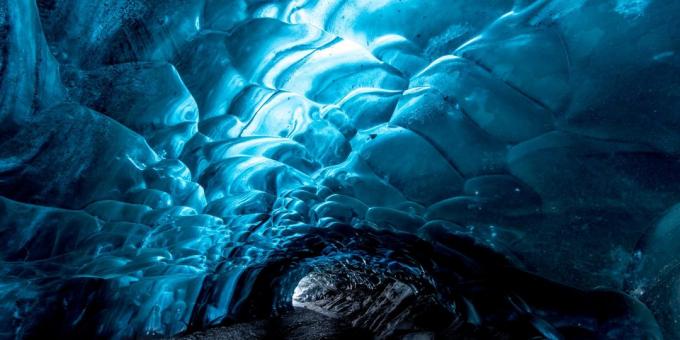 Úžasně krásné místo: ledová jeskyně Mendenhall, Alaska