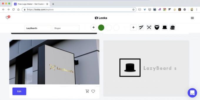 Jak vytvořit logo on-line na webových stránkách Looka
