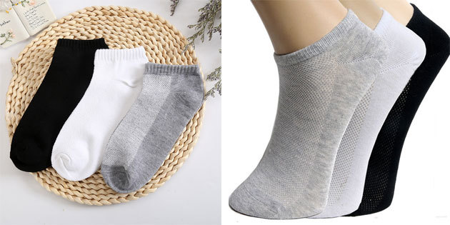 Krásné ponožky: Krátké pánské bavlněné ponožky