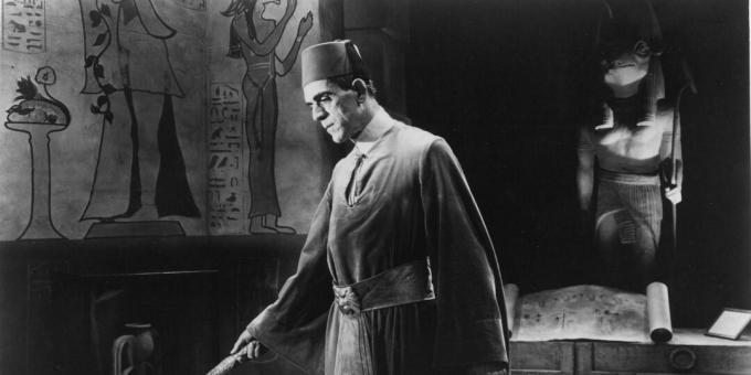 Záběr z filmu o Egyptě „Mumie“