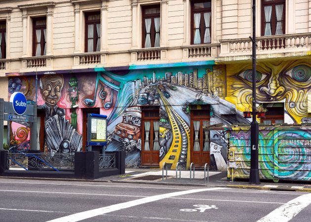 Návštěva Argentina: graffiti