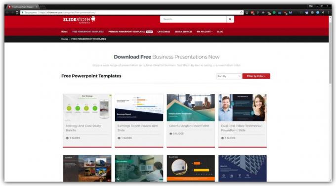 Na SlideStore mohou zdarma stáhnout prezentační šablony