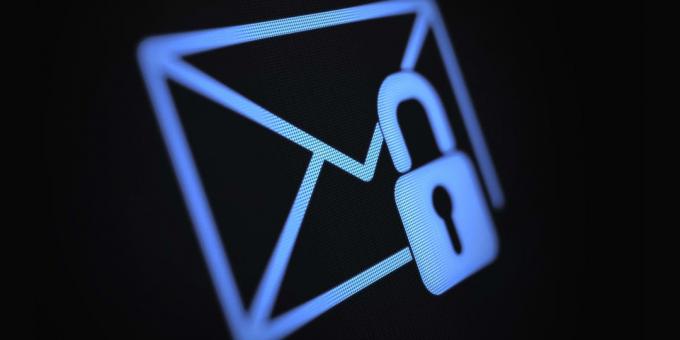 Vaše osobní údaje: Klepněte na e-mailovou službu s šifrováním